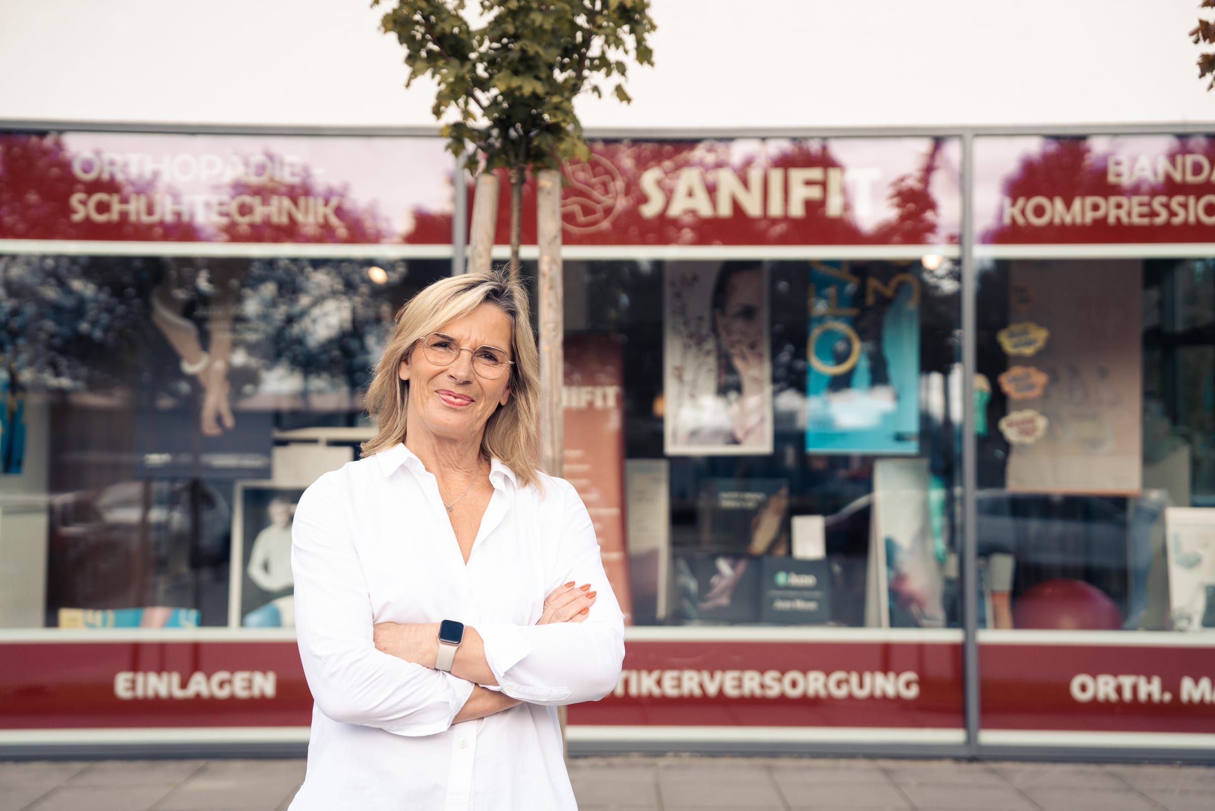 Außenansicht des Sanifit-Geschäfts in Emden